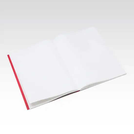 Fabriano&reg; EcoQua Red Raspberry Grid Notepad, A4 {5}