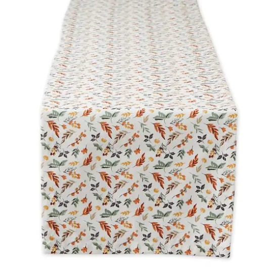 DII&reg; 72" Crisp Leaves Printed Table Runner {1}