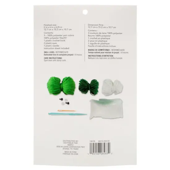 Intermediate Frog Amigurumi Crochet Kit by Loops & Threads&reg; {5}