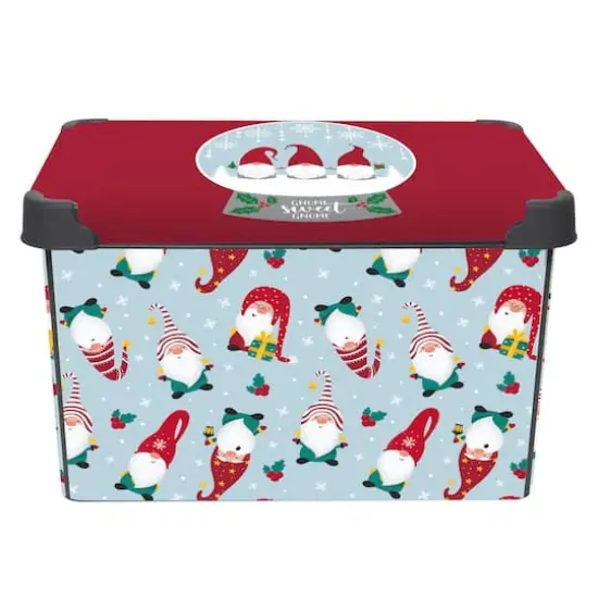 Simplify Holiday Gnome Sweet Gnome Storage Tote {3}
