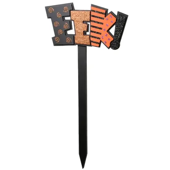 18" Halloween EEK! Garden Stake {1}
