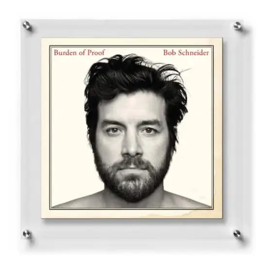 Wexel Art 12" x 12'' Acrylic Floating Frame for Album Covers with Silver Hardware {1}