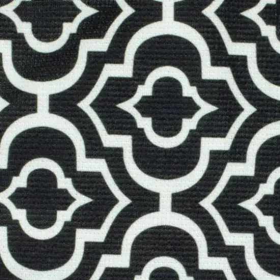 DII&reg; Black Lattice Microfiber Dishtowel Set {6}