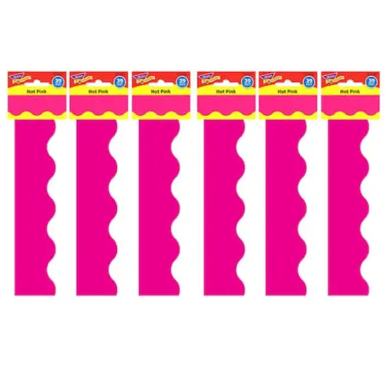 Trend Enterprises&reg; Terrific Trimmers&reg; Classic Borders, 234ft. Hot Pink {1}