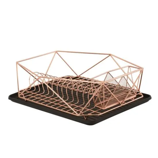 Kitchen Details 18.5" Geode Dish Rack Chrome {2}