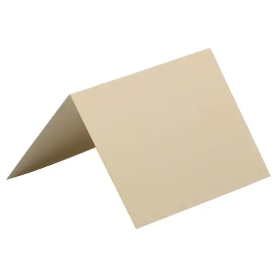 JAM Paper 3.5" x 4.875" Strathmore Ivory Wove Blank Foldover Cards {1}