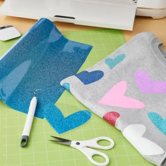 Siser&reg; Glitter Heat Transfer VinylAqua {3}