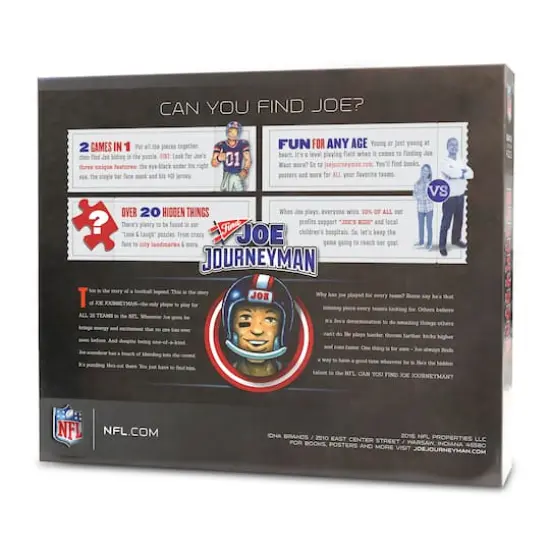 Joe Journeyman NFL 500 Piece Jigsaw Puzzle Tampa Bay Buccaneers {4}