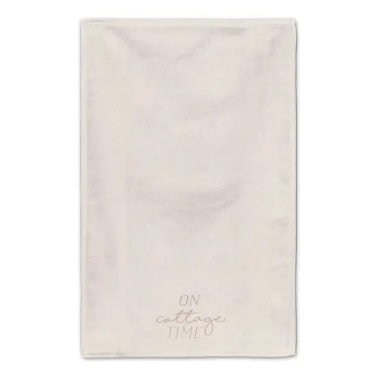 On Cottage Time Tea Towel Set Cream {5}