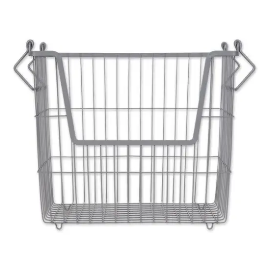 DII&reg; Large Rectangle Metal Basket Black {2}