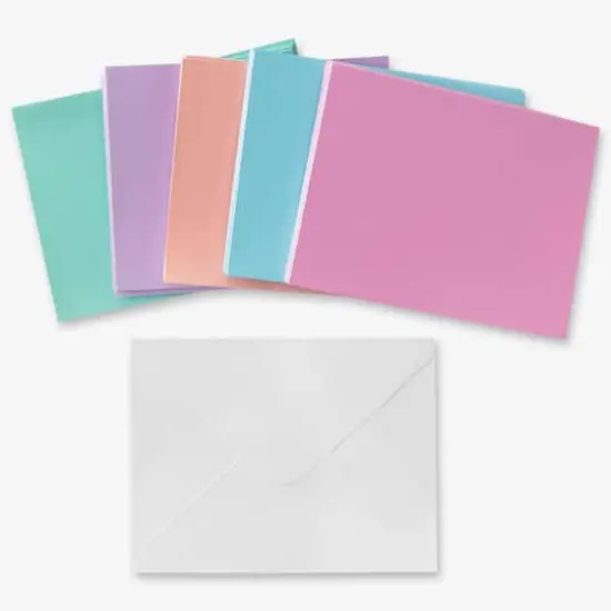 Shimmer Cards & Envelopes by Recollections&trade;, 4.25" x 5.5" {4}