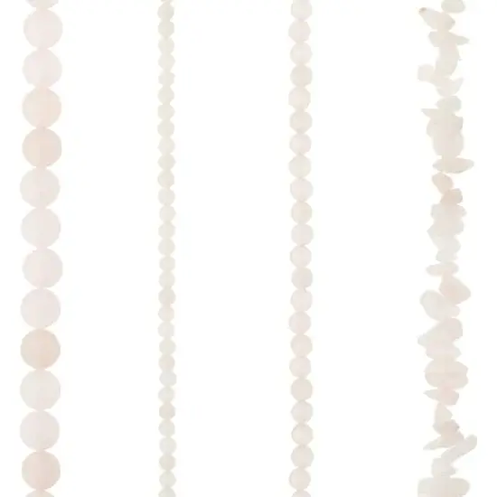 Rose Quartz Semi-Precious Beads Value Pack by Bead Landing&trade; {1}