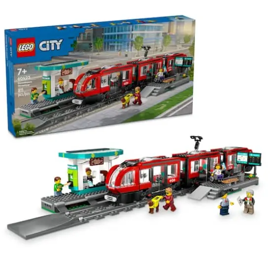 LEGO&reg; City Downtown Streetcar and Station Toy Set 60423 {1}