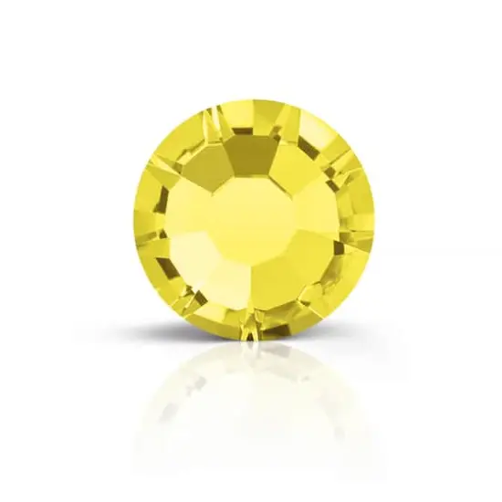 Preciosa MAXIMA SS7 Flat Back Czech Crystals, 144ct. Citrine {1}