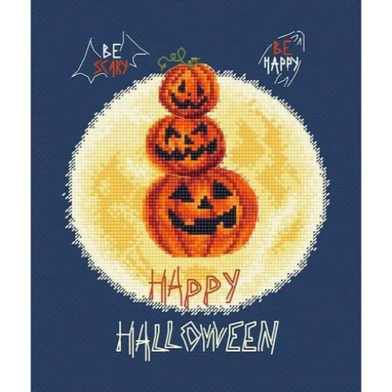 Letistitch Pumpkin's Party Counted Cross Stitch Kit {1}