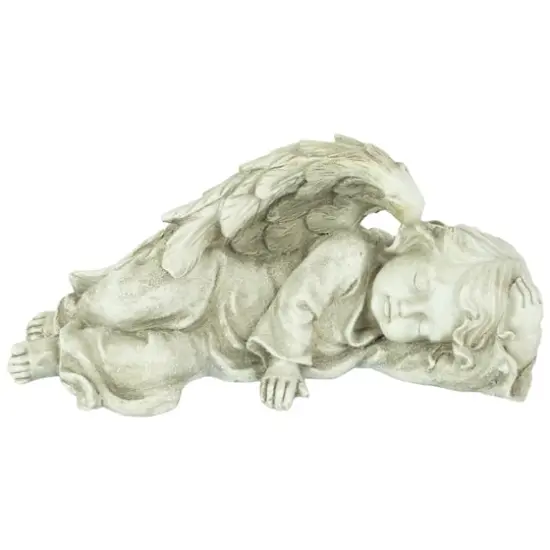 9.75" Heavenly Sleeping Cherub Angel Outdoor Garden Statue {1}