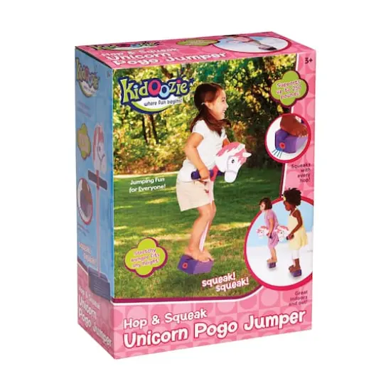 Hop & Squeak Unicorn Pogo Jumper {1}