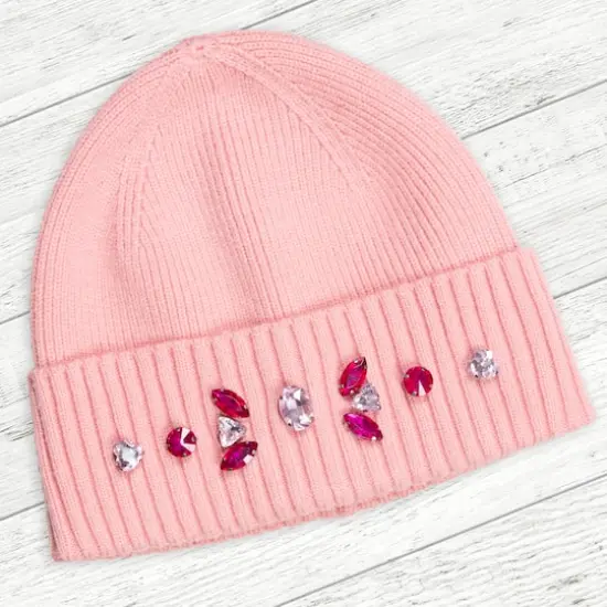 CousinDIY Silver Light Rose Glass Sew-On Rhinestones, 40ct. {6}