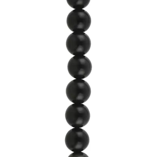 Black Obsidian Round Beads, 8mm by Bead Landing&trade; {1}