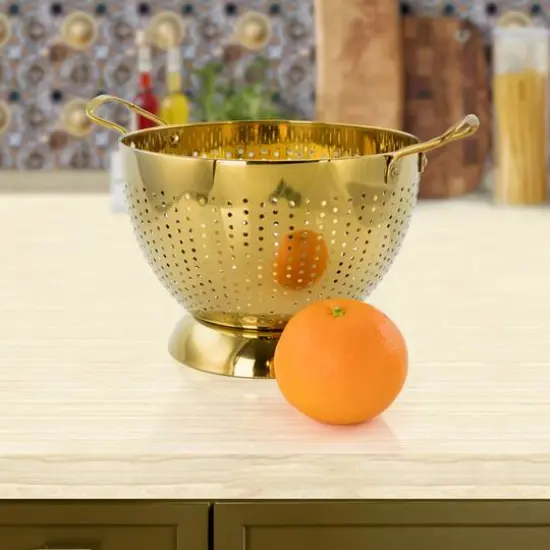 Gibson Home Gold 5-Quart Colander {6}