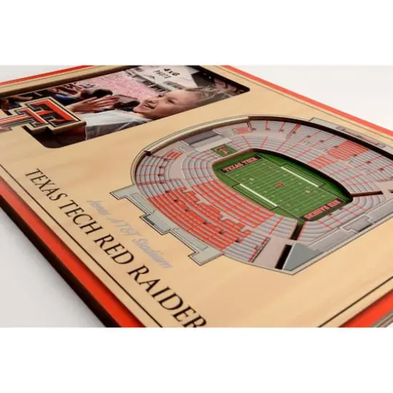 College Football 3D StadiumViews Picture Frame Texas Tech Red Raiders {5}