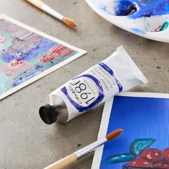 Gamblin 1980 Oil Color, 37mL Ultramarine Blue {3}