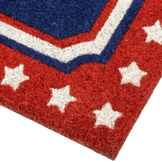 Red, White & Blue Patriotic Welcome Doormat {6}