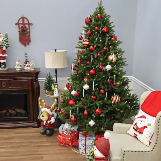 6.5 Ft. Unlit Feel Real&reg; Norway Medium Artificial Christmas Tree {5}