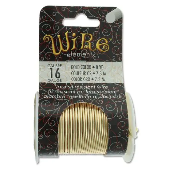 The Beadsmith&reg; Wire&trade; Elements 16 Gauge Tarnish-Resistant Wire Titanium {2}