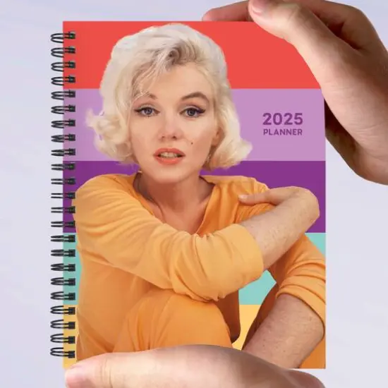 TF Publishing 2025 Medium Marilyn Monroe Weekly Monthly Spiral Planner {8}