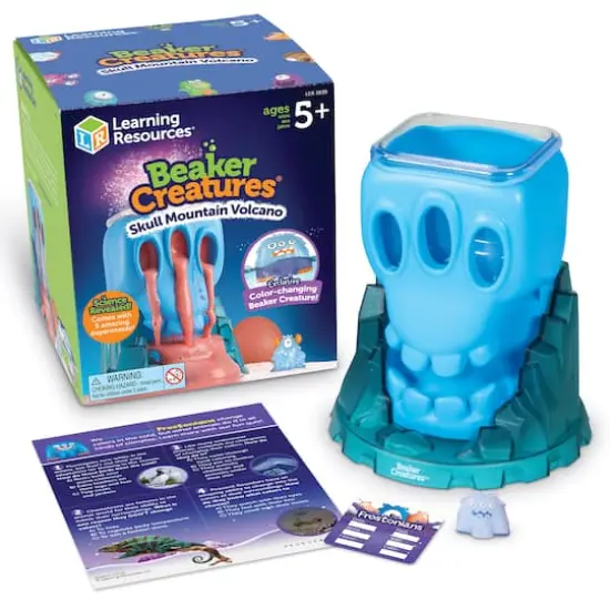 Learning Resources Beaker Creatures Skull Mountain Volcano {1}