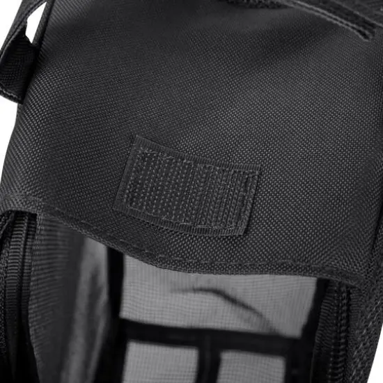 Simplify Black Hanging Mesh Toiletry Bag {8}