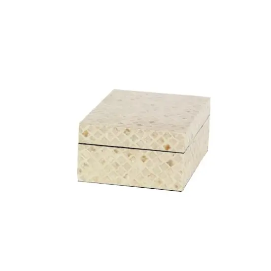 Beige Mother of Pearl Coastal Box Set {5}