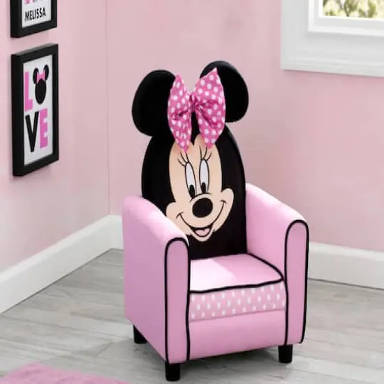 Delta Children Minnie Mouse Figural Upholstered Chair {4}