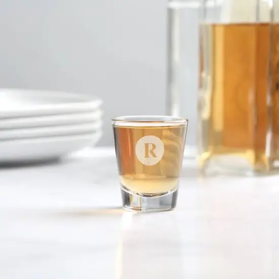 Hortense B. Hewitt Co. Monogram Shot Glass Z {4}