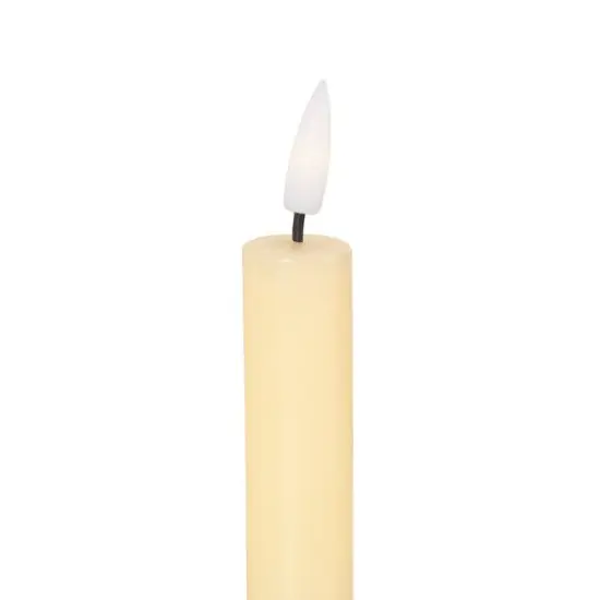10" Flameless Wax Candles with Remote Control, 6ct. Yellow {6}