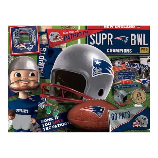 NFL Retro Series 500 Piece Puzzle New England Patriots {5}