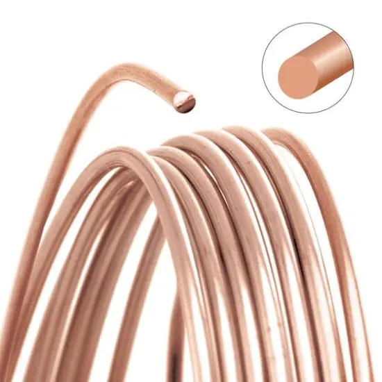 The Beadsmith&reg; Wire Elements&trade; 14 Gauge Tarnish Resistant Soft Temper Wire, 10ft. Rose Gold {5}