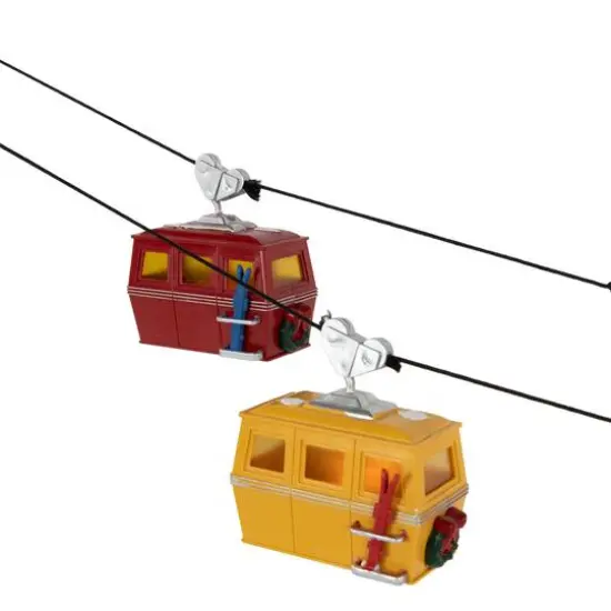 Christmas Village LED Lighted Animated & Musical Trolley Car Ride {5}