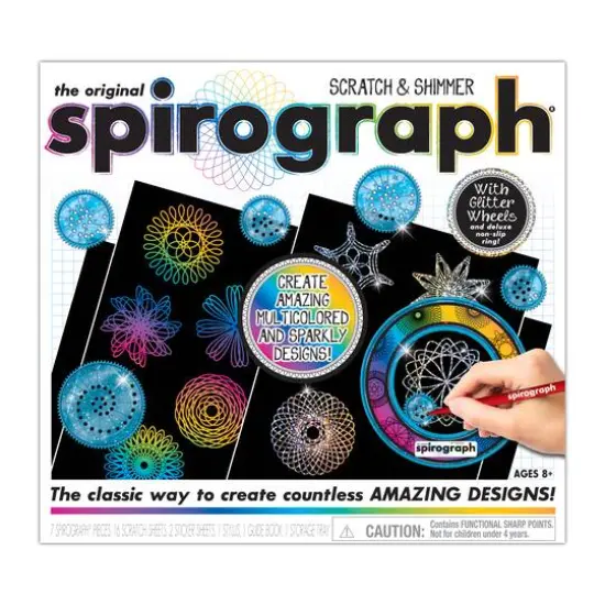The Original Spirograph&reg; Scratch & Shimmer {8}