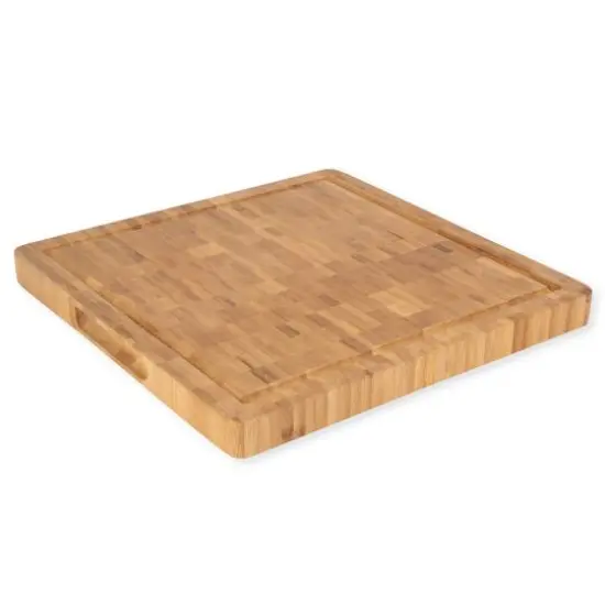 Farberware 12" End Grain Acacia Bamboo Cutting Board {3}