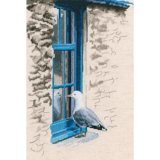 RTO With the Flavor of Salt, Wind & Sun Seagull Reflection Cross Stitch Kit {1}