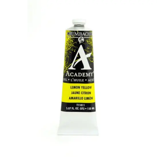 Grumbacher&reg; Academy&reg; Oil Color, 150mL Lemon Yellow {1}