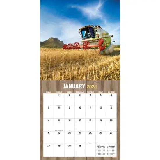 TF Publishing 2024 Tractors & Farm Life Wall Calendar {4}