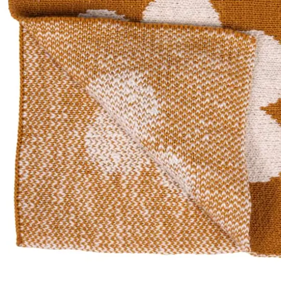 Hello Honey&reg; Yellow Flower Prints Cotton Knit Baby Blanket {6}