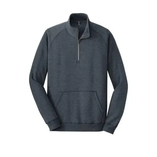 District&reg; 1/4 Zip Lightweight Fleece Heathered Navy {1}