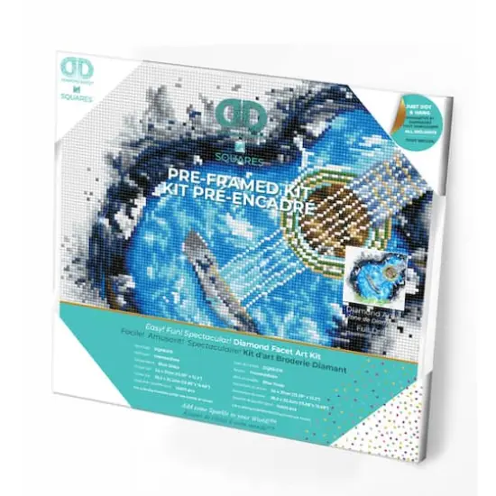 Diamond Dotz&reg; Intermediate Blue Grass Pre-Framed Diamond Painting Kit {4}