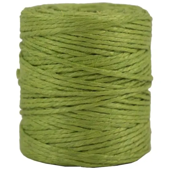 JAM Paper 1/4" x 73yd. Paper Kraft Twine Lime Green {1}