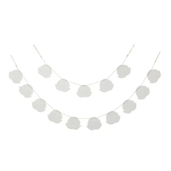 Glitzhome&reg; Wooden Happy Mothers Day Garland Set {7}