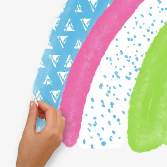 RoomMates Pattern Rainbow Peel & Stick Giant Wall Decals {7}